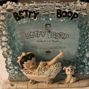 ♡ betty boop bubble bath 4x6 picture frame westland 2000 bath tub dog ♡